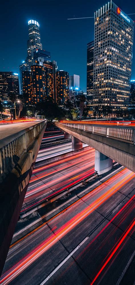 City Metropolis Los Angeles Wallpaper - [1440x3040]