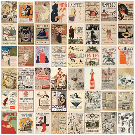 Photo Wall Collage Kit Novel Magazine Cover Posters Wall Art Prints ...