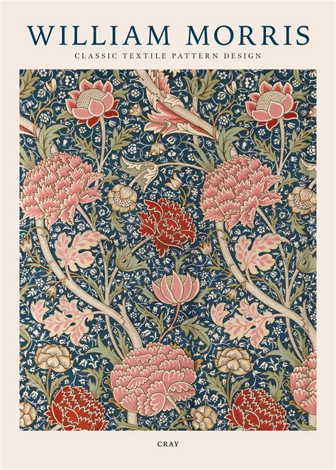 William Morris - Cray Print Floral Poster | Desenio CA