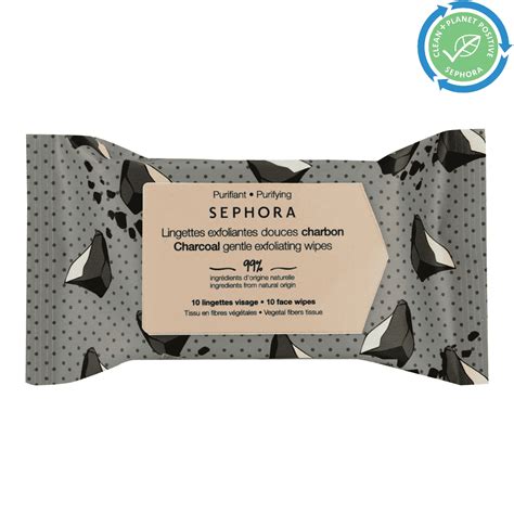 Mini Exfoliating Face Wipes • Charcoal