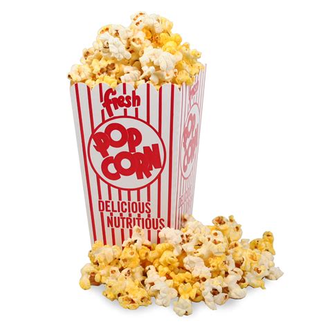 Great Northern Popcorn Movie Theater Popcorn Box with Open Top ...