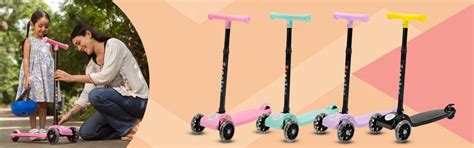 Fun Kids Scooters: Safe, Adjustable & Light-Up Wheels! – Tinyberg