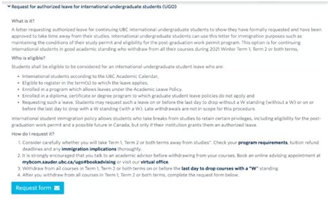 UBC国际留学生可以申请授权请假休学！约克大学也有最新消息！ - 知乎