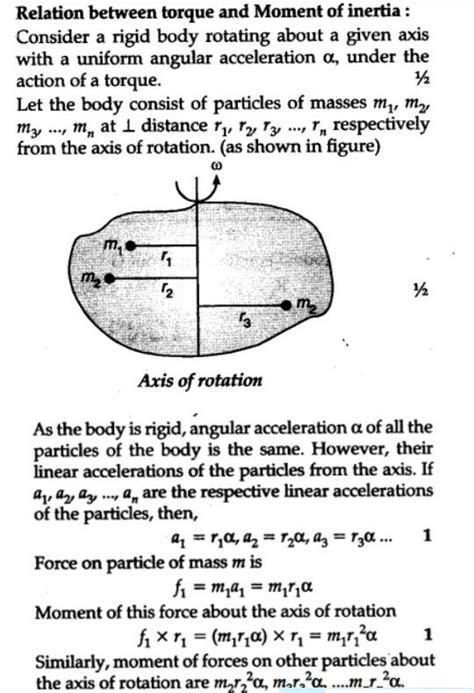 What is relation between torque and moment of inertia? - Brainly.in
