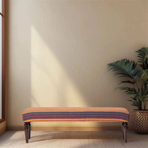 Rangvastra Teak Wood Bench in Brown – DZYN Furnitures