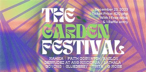 THE GARDEN FESTIVAL, Beardista Brew Coffee House, Mandaluyong City, 23 ...