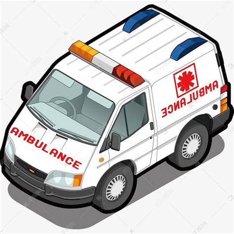 可爱救护车卡通救护车素材图片免费下载_高清psd_千库网(图片编号10760673)