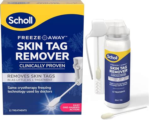Scholl Freeze Away Skin Tag Removal Kit - Removes Skin Tags in As Little As 1 Treatment - Safe ...