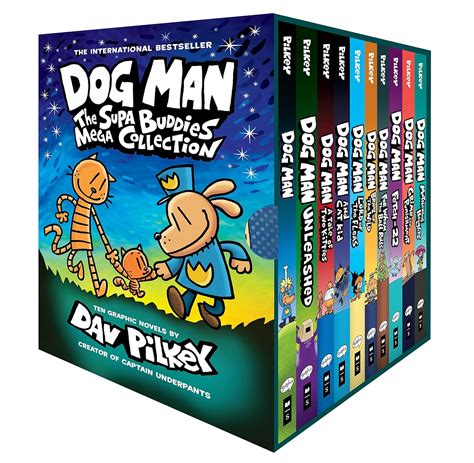Dog Man: The Supa Buddies Mega 10 Book Collection: Dav Pilkey ...