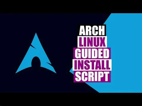 Image result for Arch Linux Install Script