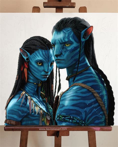 Neytiri and Jake Sully - Avatar by Daviddiaspr on DeviantArt