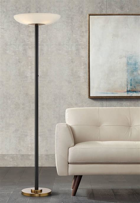 Possini Euro Design Meridian Light Blaster™ Modern Style Torchiere ...