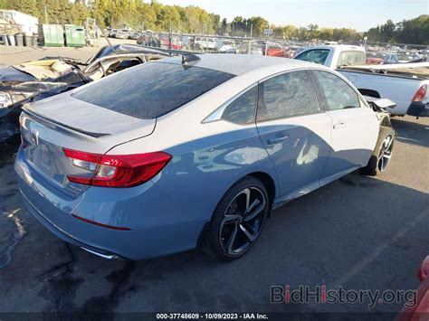 Report 1HGCV3F2XNA027315 HONDA ACCORD HYBRID 2022 Blue Hybrid - price and damage history