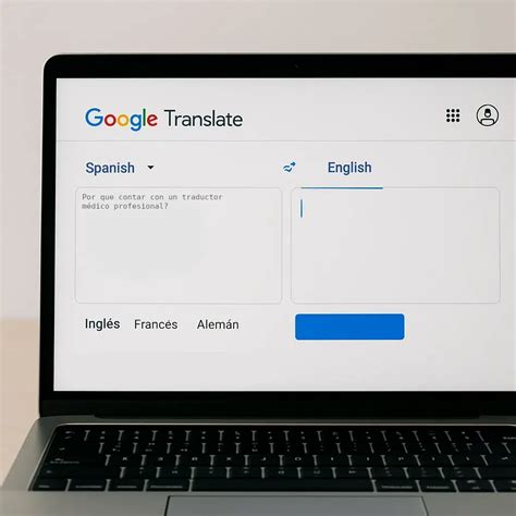 ¿Por qué no usar Google Translate para traducir documentos médicos?