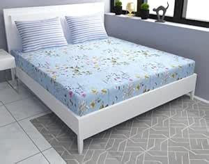 Buy WARISI Present Luxurious Glace Cotton 300tc 360° Elastic Fitted ...
