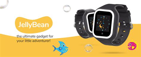 Turet Jellybean Kids Smart Watch— GPS Tracker Watch with Voice & Video ...
