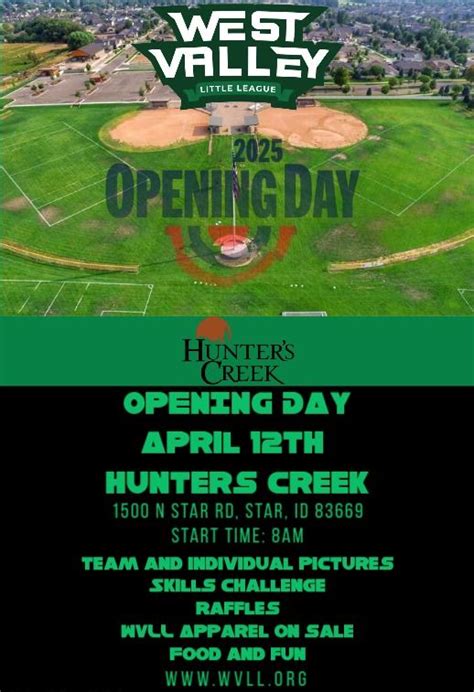West Valley Little League - OPENING DAY, 1500 N Star Rd, Star, ID ...