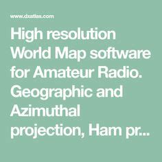 Image result for Azimuthal Projection Map Ham Radio