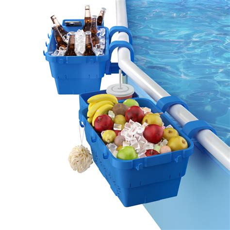 Poolside Storage Basket for above Ground Pools, above Ground Pool ...