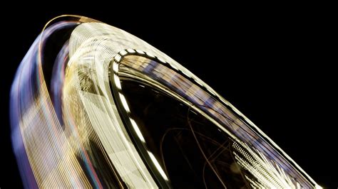 Wallpaper ferris wheel, light, long exposure, motion, blur hd, picture ...