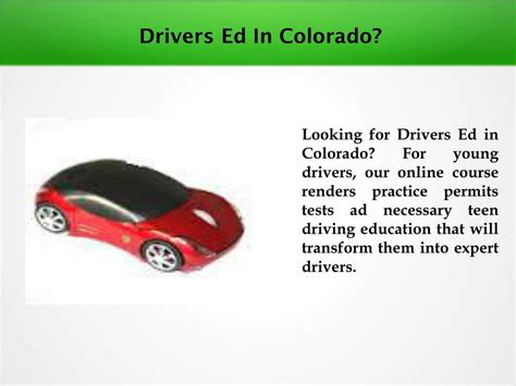PPT - Colorado learners Permit PowerPoint Presentation, free download ...