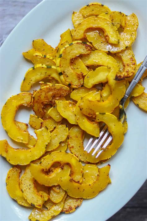 Air Fryer Delicata Squash - The Copper Table