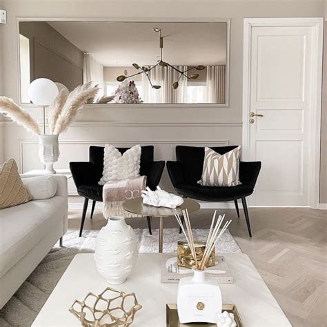 19 Beige and Black Living Room Ideas For An Elegant Contrast - Sleek ...