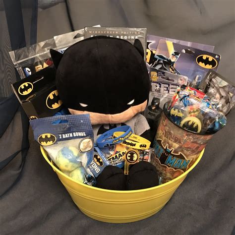 Batman Themed Gift Basket