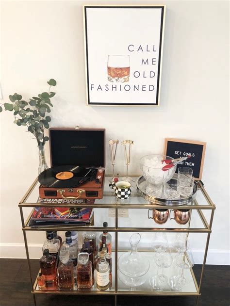 Stylish Bar Cart Decor Ideas