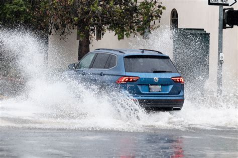 Amid Light Rains, Effects from Previous Storm Close Trails Above Santa ...