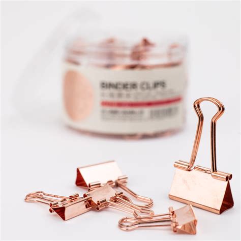 Binder Clips in 3 Different Sizes — Mango