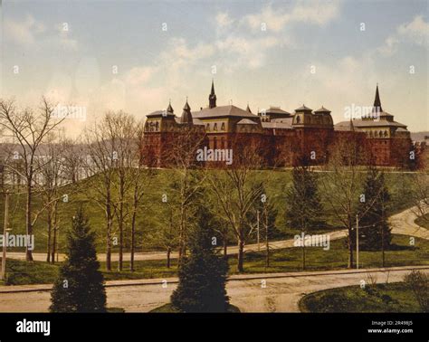 The Main building, Wellesley College, c1901 Stock Photo - Alamy