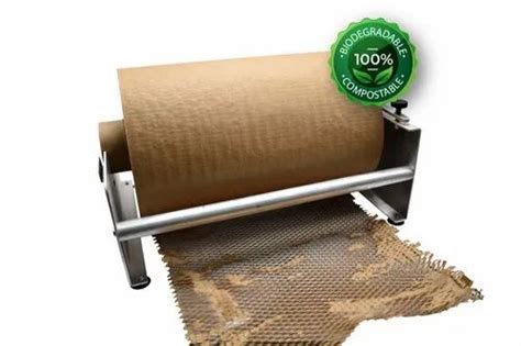 honeycomb hex wrap paper bubble roll - Brown Recycled Kraft Paper ...