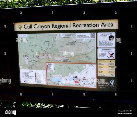 Cull Canyon Regional Recreation Area map, Castro Valley, California ...