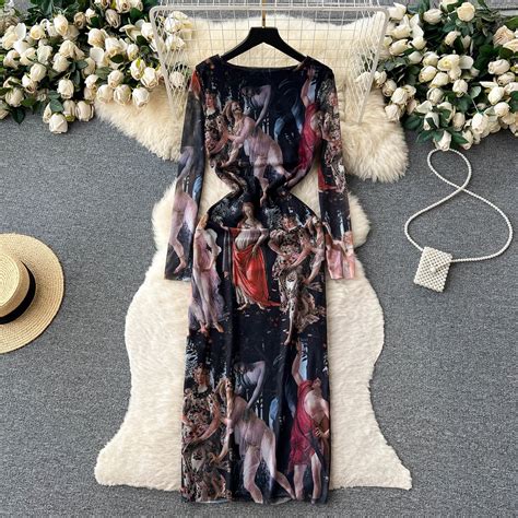 Athena Mesh Dress – TrenBee