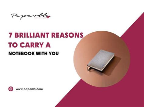 7 Brilliant Reasons to Carry a Notebook with You – Paperlla