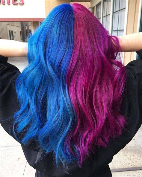 23 Brilliant Split Hair Color Ideas (That'll Make You Dye Your Hair ...