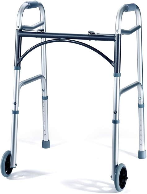 Walkers for Seniors Folding Walker with Wheels Rolling Walker Front Wheel Walker Aluminum ...