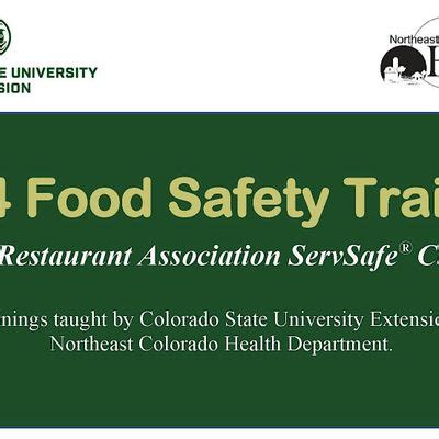 ServSafe - Food Safety for Food Managers, Logan County Extension Office ...