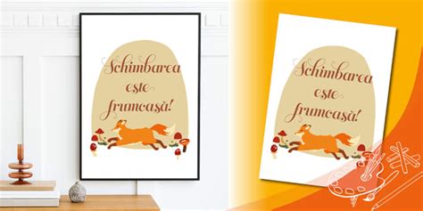 Schimbarea este frumoasă – Planșă Galeria de artă