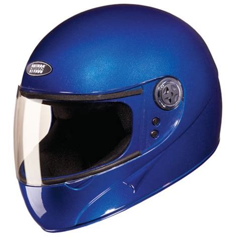Studds Chrome SUPER Full Face Helmet (Flame Blue, L) : Amazon.in: Car ...