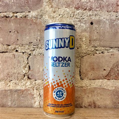 Sunny D Vodka Seltzer 355mL Can – Eastside Cellars