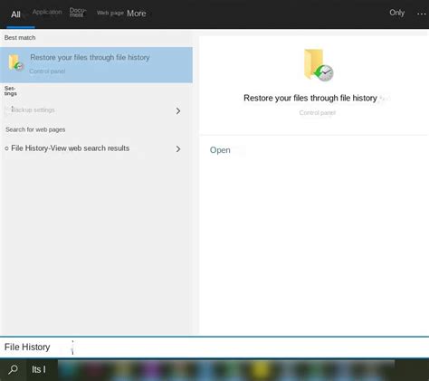 Recover File History 的图像结果