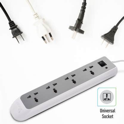 Syska 4 Way power strip 4 Socket Extension Boards Price in India - Buy ...