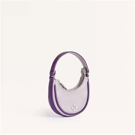 Mini Half Moon Purse Grey Online - Premium Mini Bag | Nestasia