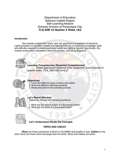 Image result for Answer Key of EIM 10 Module 1 First Quarter