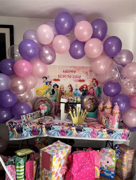 Amazon.com: 265 Pcs Princess Birthday Party Decorations for Girl Kids ...