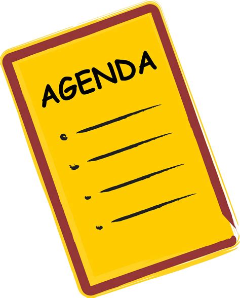 Agenda Clipart | Free download on ClipArtMag