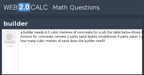 View question - builder