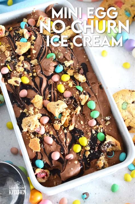 Mini Egg No Churn Ice Cream - Lord Byron's Kitchen